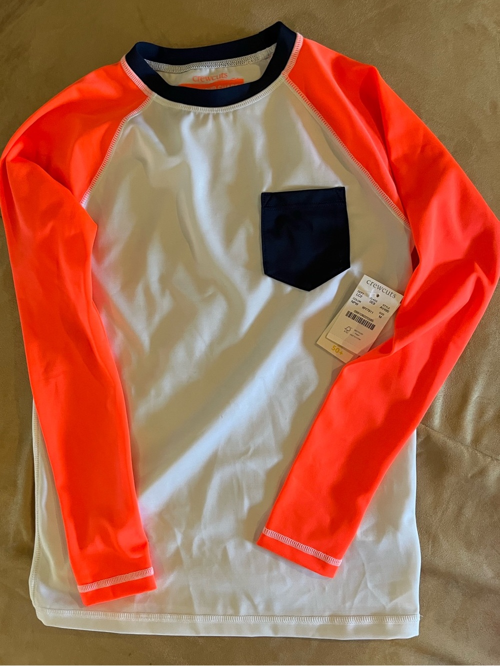 NWT Boys J.Crew Rashguard Size Medium